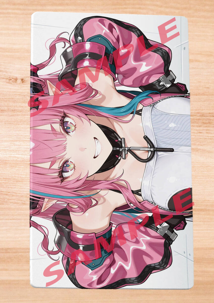 「オリジナル美少女」高品質限定布プレイマット 未使用】【1円スタート】プレイマット 制服 美少女 コスプレ 女子学生