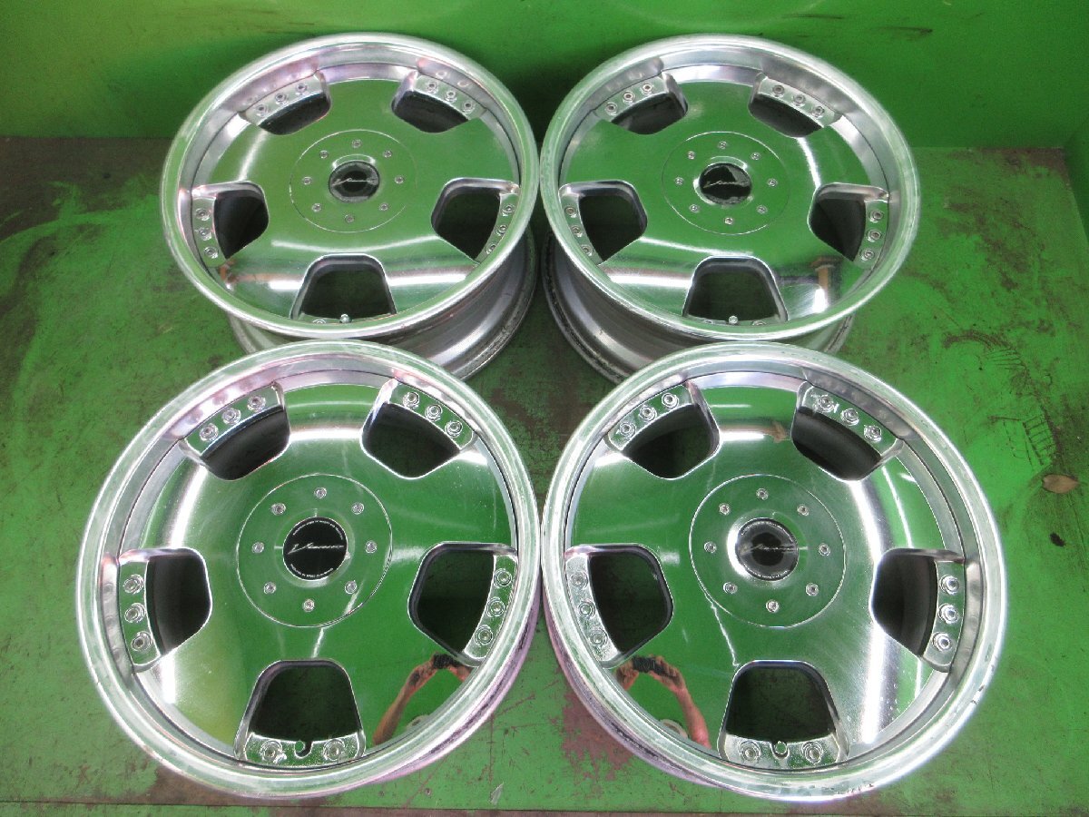 中古】18インチ☆SSR☆ビエナ☆深リム☆ディッシュ☆PCD100☆4H/5H