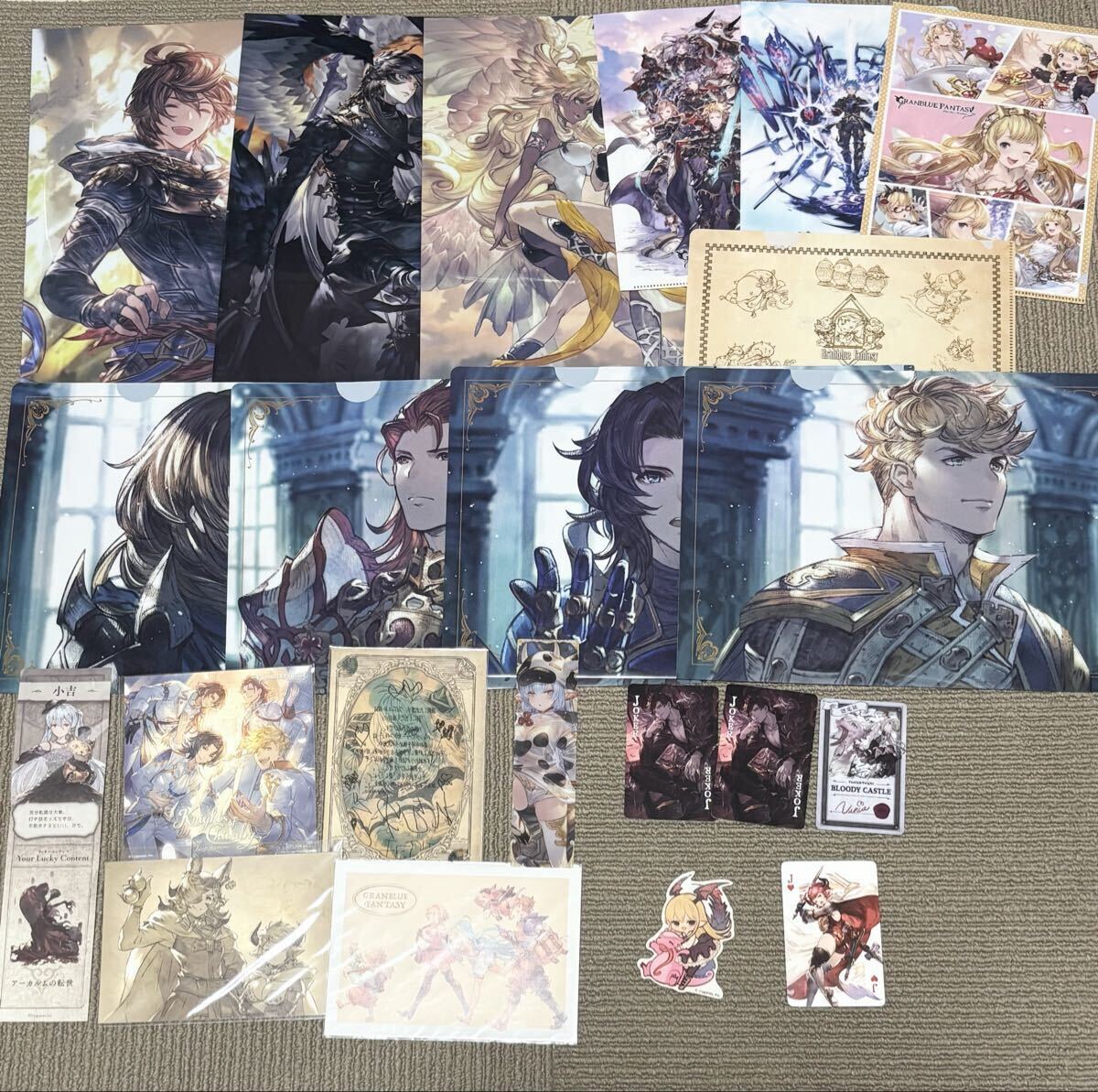 新品】グランブルーファンタジー バレンタイン お返し 2018 色紙