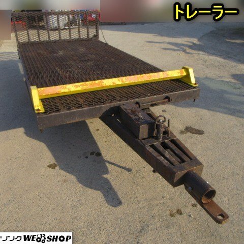 中古】【サマーセール】岩手 農業用トレーラー ダブルタイヤ