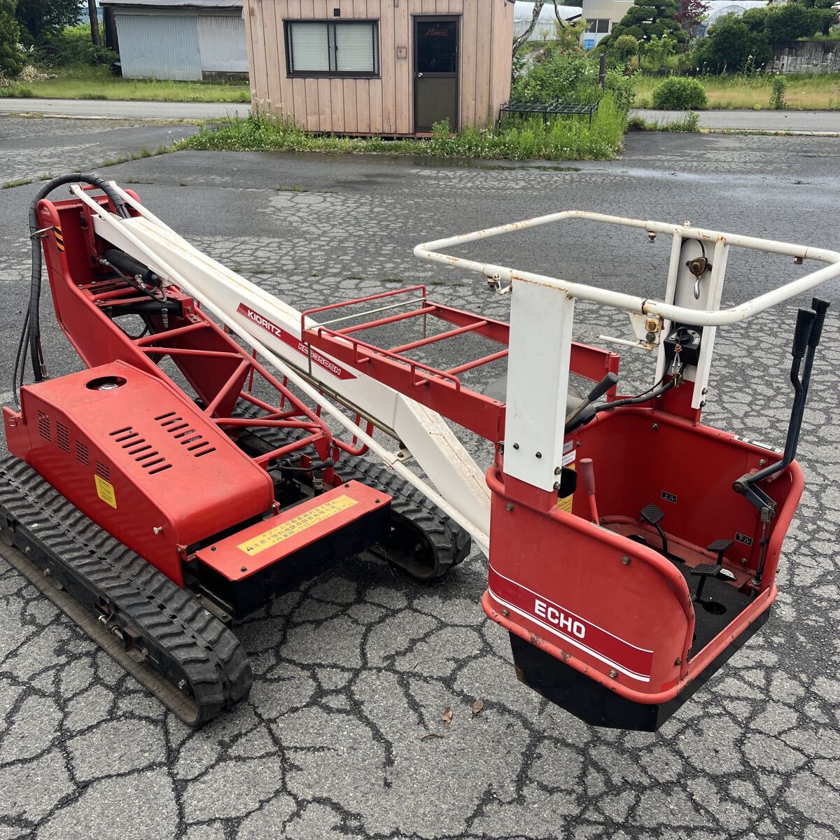 共立 農業用高所作業車 KCG351 HDX ガソリン クローラー 実動品の落札