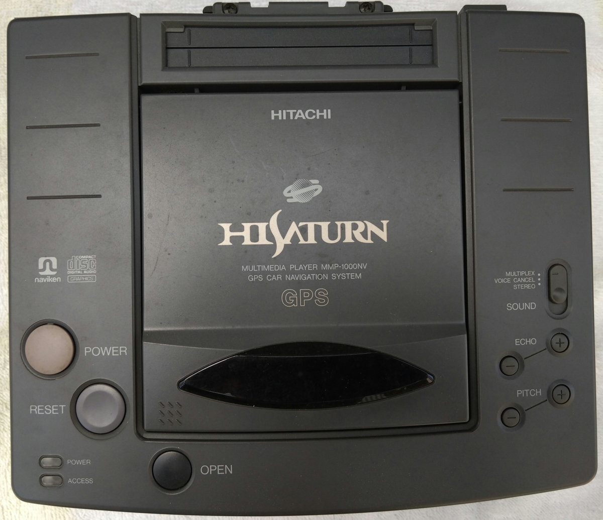 中古】激レア! 日立 ハイサターン 専用モニター付 カーナビソフト未