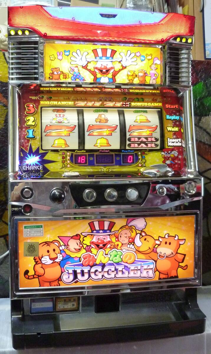 やや傷や汚れあり】コレクション出します みんなのジャグラー 設定7