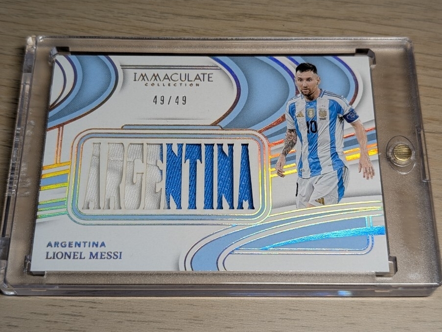 新品】2018/19 PANINI immaculate soccer LIONEL MESSI auto 直筆