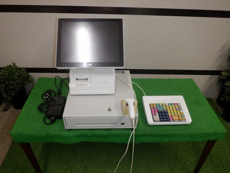 9619【東芝TEC】POSレジ マルチターミナルMP-80/ドロワ/ディスプレイ