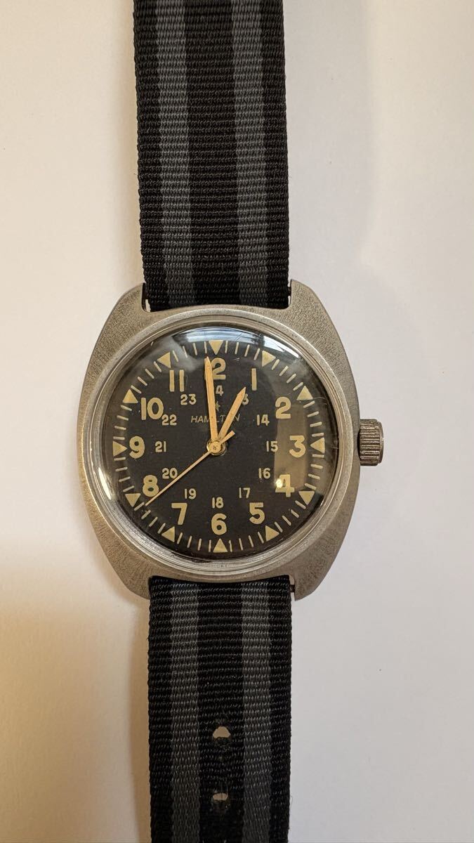 y015【ヴィンテージ希少】ELGIN A-554/メンズ腕時計◇軍用ミリタリー