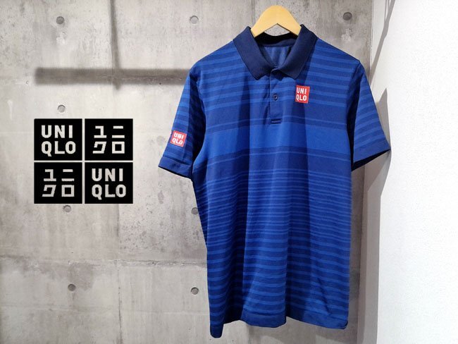 送料無料】UNIQLO ユニクロ パーカー 白 ホワイト ボックスロゴ 錦織圭