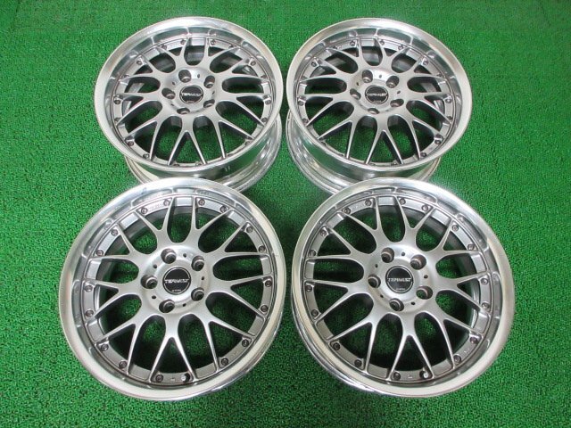 傷や汚れあり】中古ホイール WORK TERMIST TM1 18×7.5JJ 5H114.3+47 4
