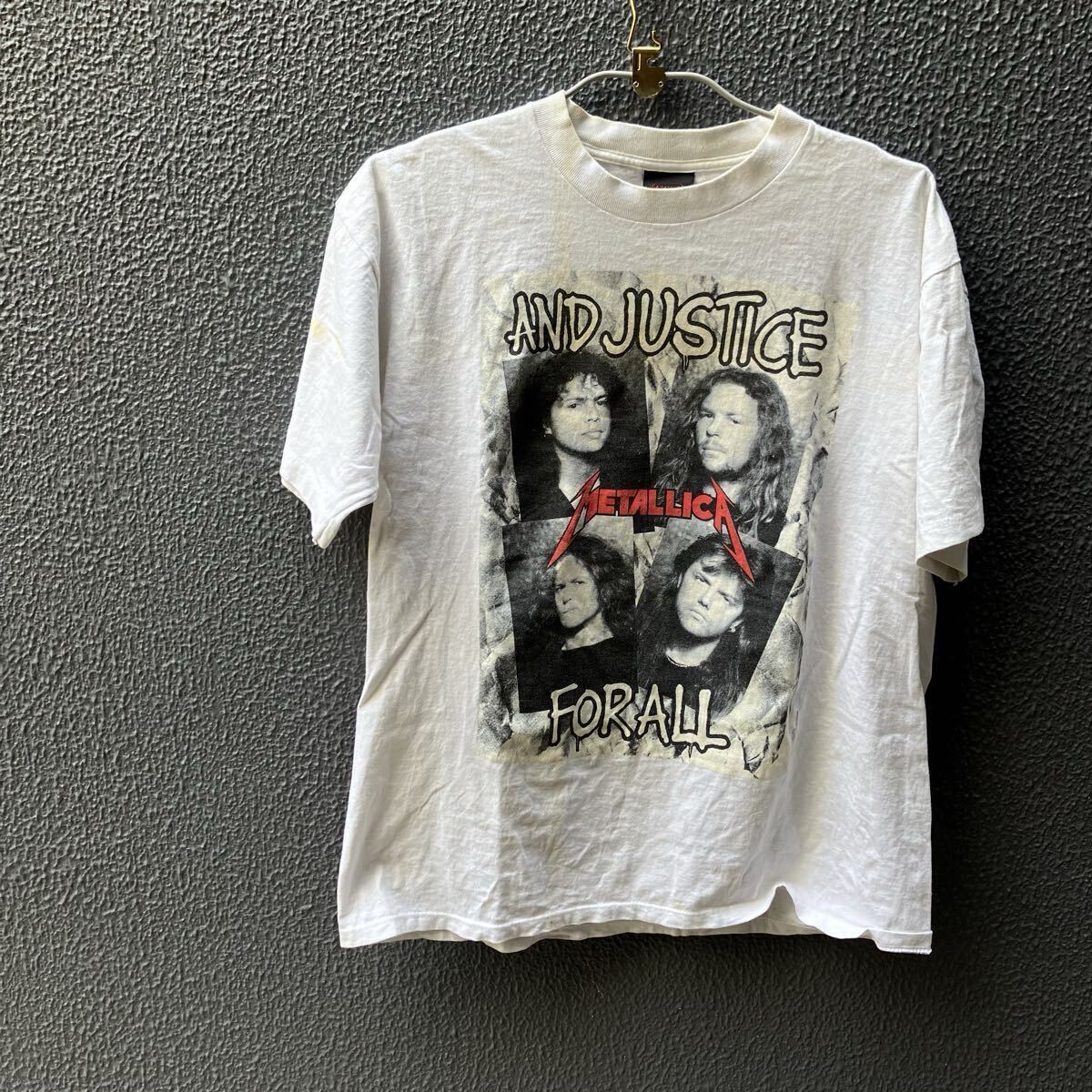 80'S METALLICA メタリカ 88-89 ツアー Tシャツ コピーライト入り