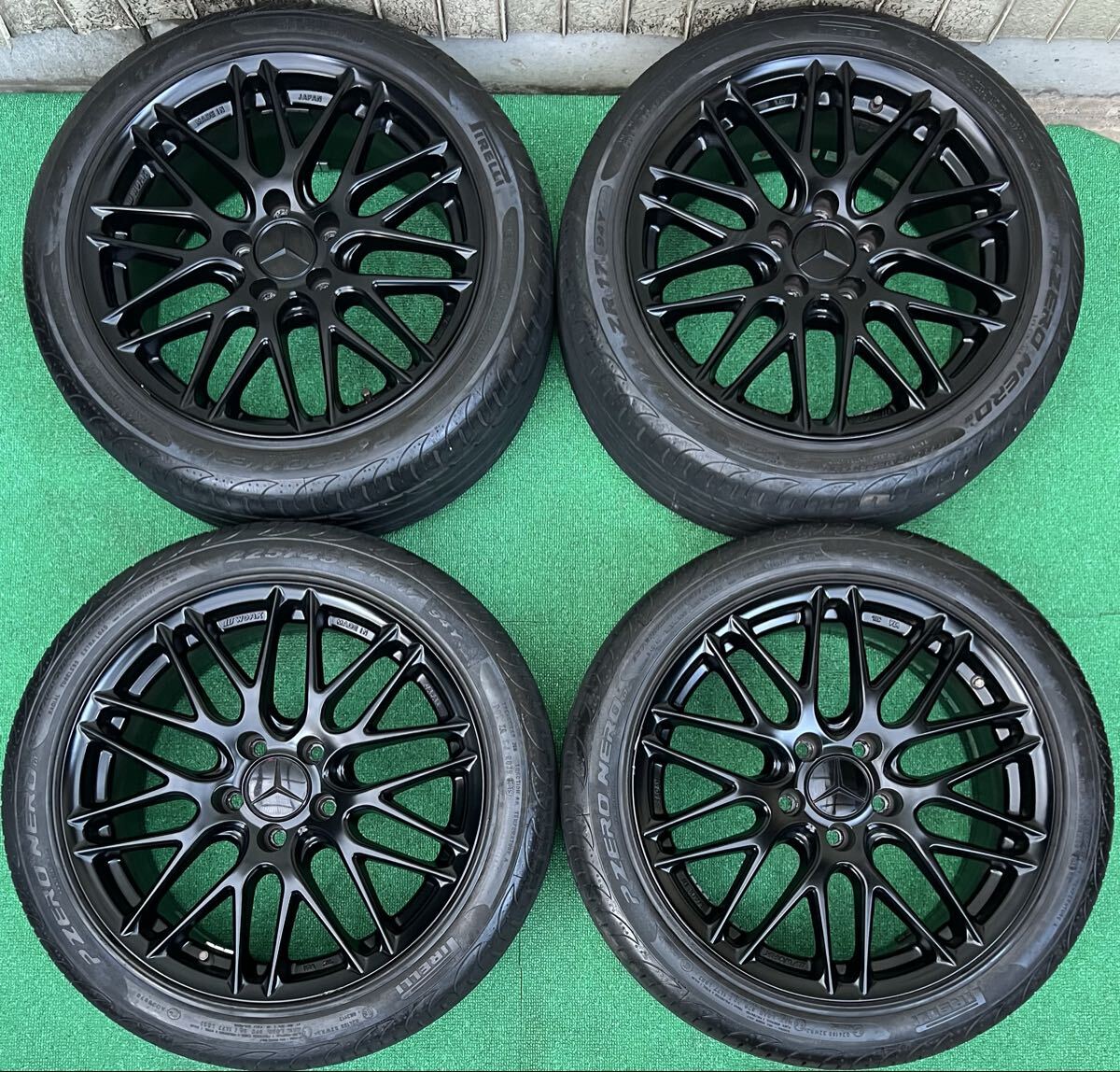 メルセデスベンツ R129 SL500 純正ホイール 17インチ タイヤ付き4本 