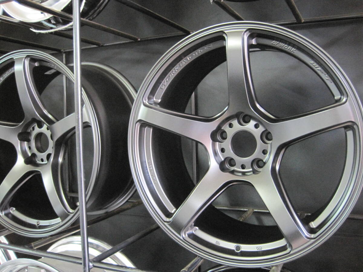 中古】WORK EMOTION CR Kiwami ! 9J PCD100 4H ! 195/40R17 ディープ