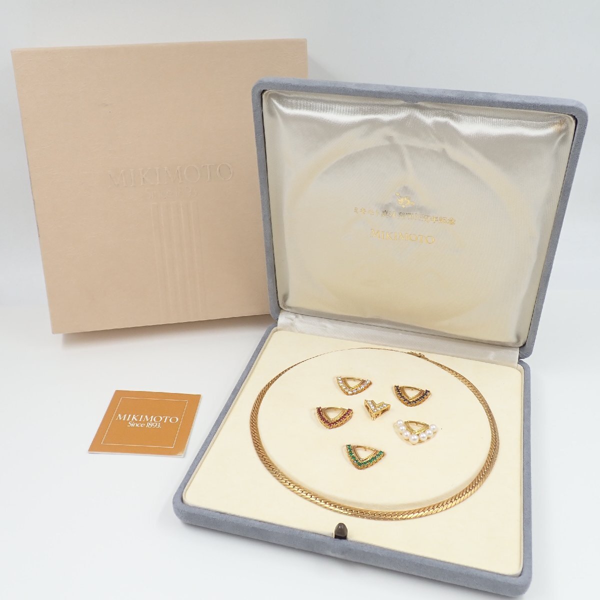 楽天市場 ミキモト真珠島 お土産ネックレス MIKIMOTO - ミキモト 18 WG 