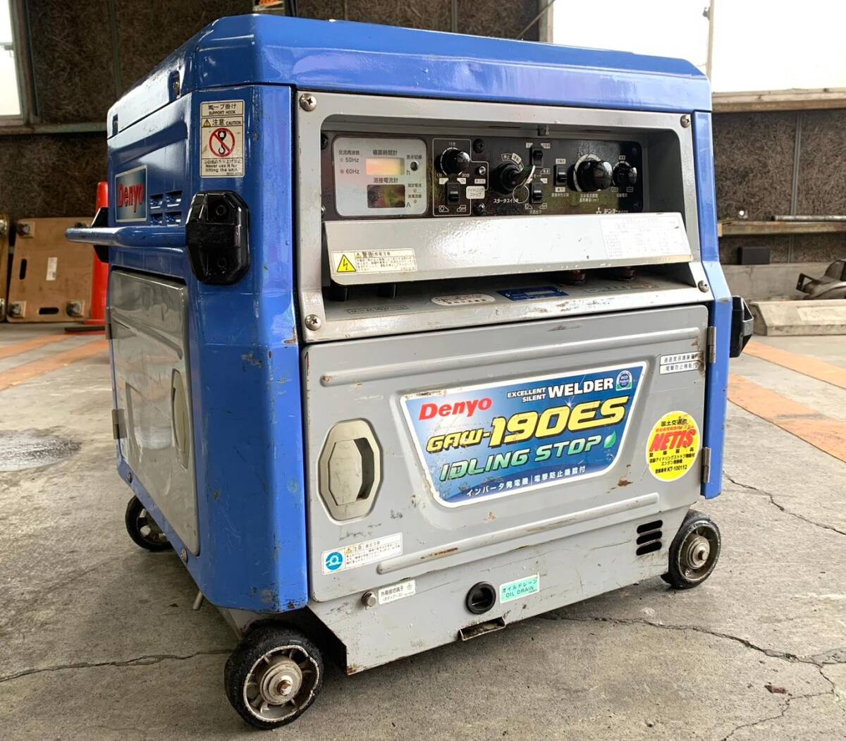 実働」デンヨー ハンデ ミニSS ACD-120SS エンジン溶接機 2ST ハイ