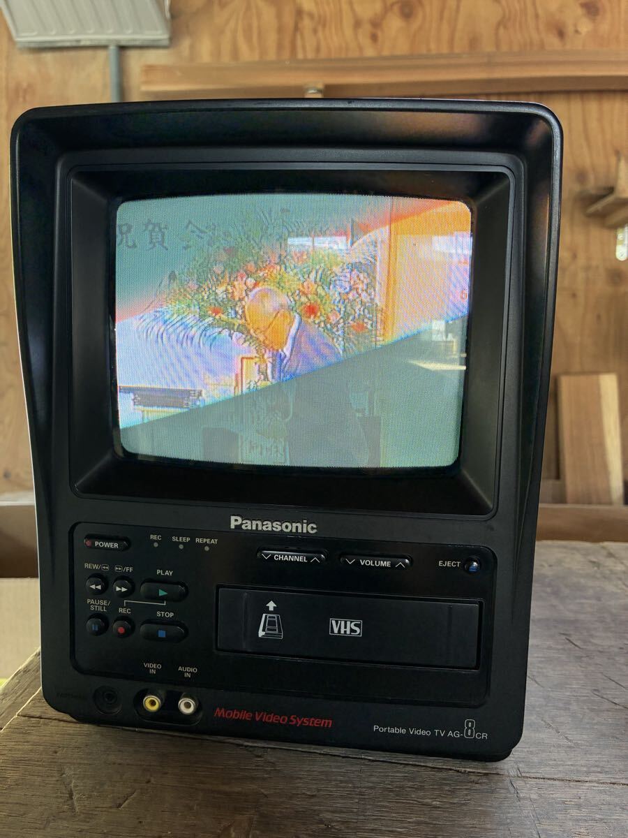 中古】Panasonic TH-14RF1 14型 ブラウン管テレビ リモコン取説ありの