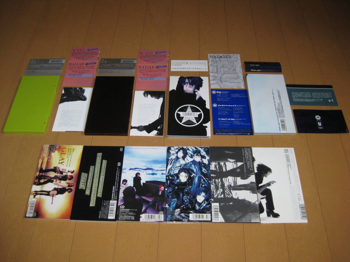 GLAY 8cmシングルCD 9枚まとめ売り グロリアス HOWEVER 誘惑 SOUL LOVE