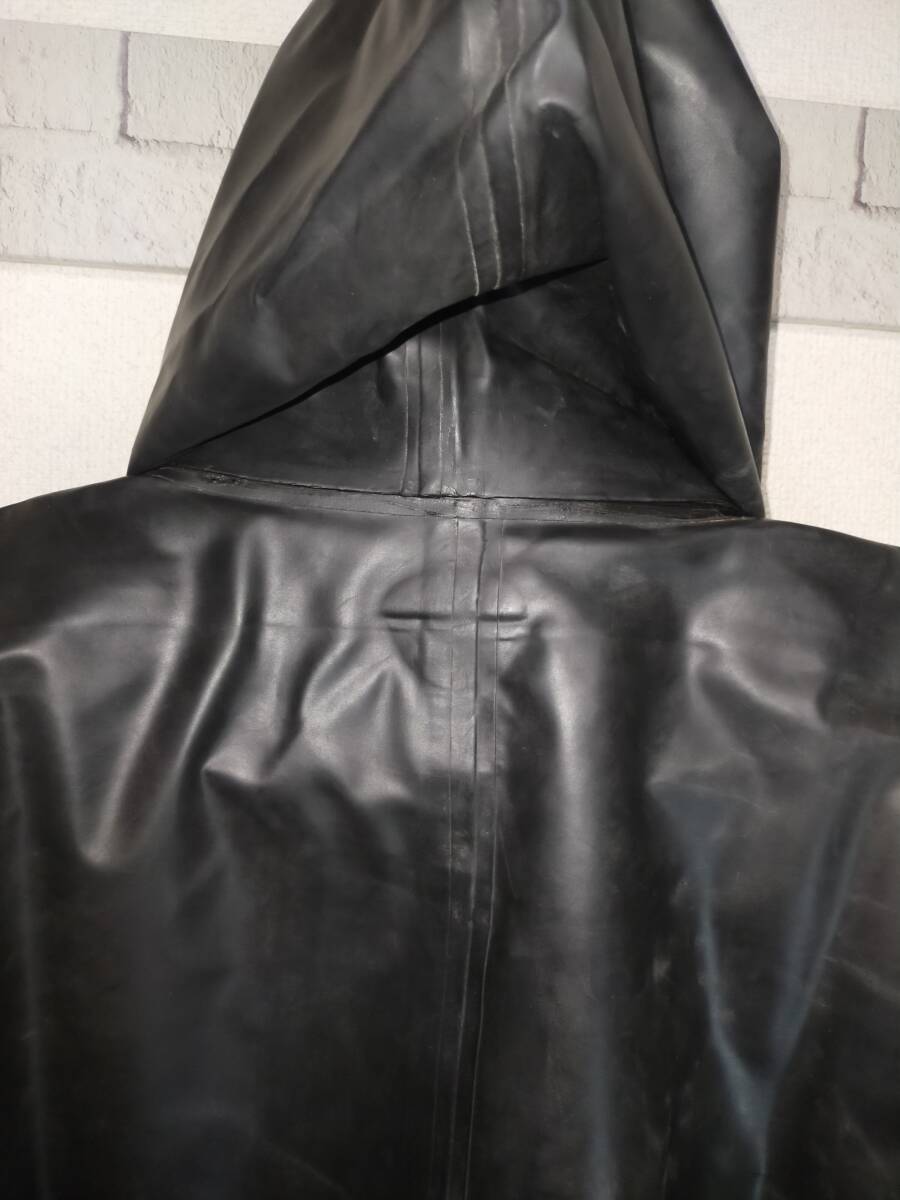 新品】ミツウマ 水産ゴム合羽(胸付ズボン) 特号(LL) 総ゴム 生産終了品