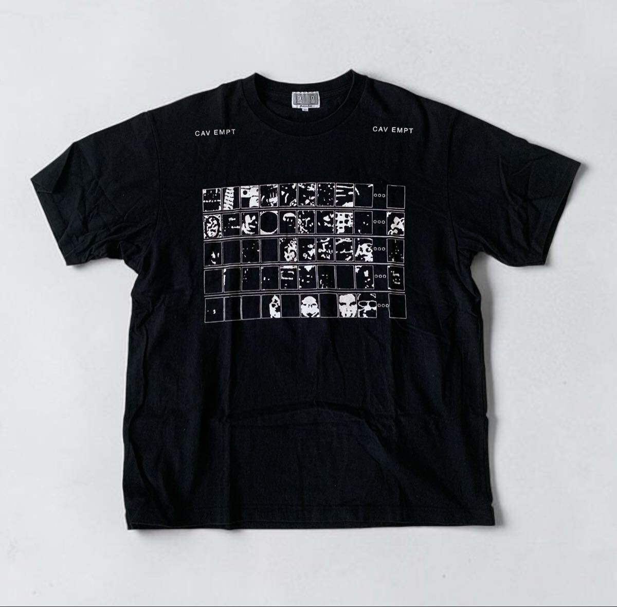 C.E CAVEMPT オープンカラーシャツ M 総柄 開襟 C.E cavempt DESIGN BLOCK SHIRT オープンカラー シャツ 開襟 開衿 総