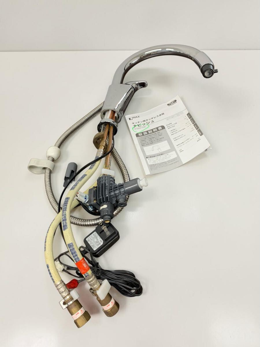 中古】□中古 TOTO キッチン壁付け シングル混合水栓 TKJ30URX 寒冷地