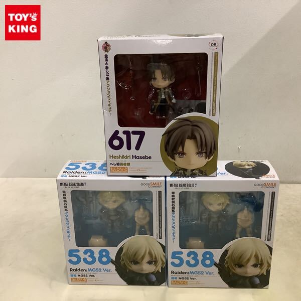 メタルギアソリッド ねんどろいど 雷電 MGS2 ver. 裸 美品 フィギュア