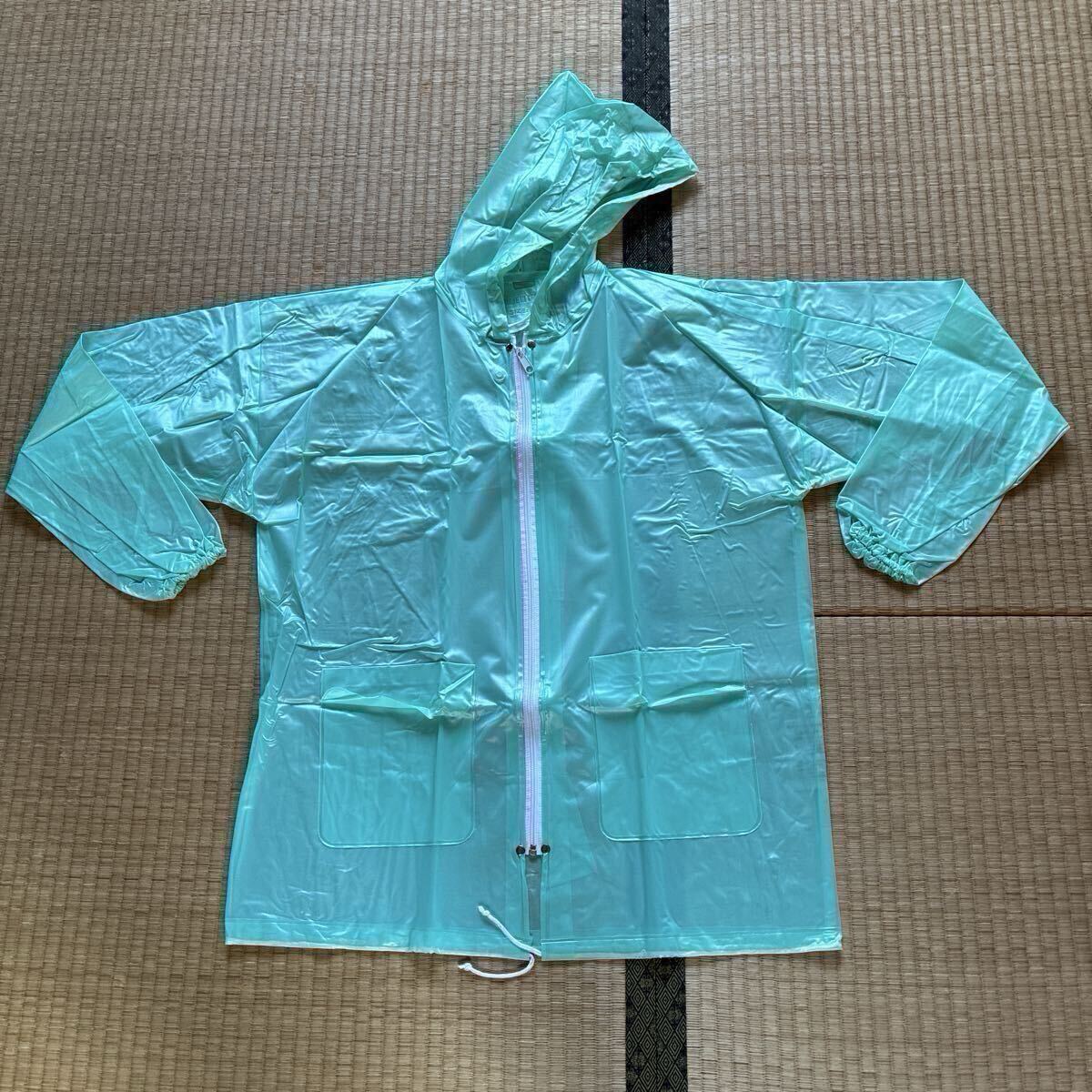 新品】農業 女子 雨合羽 上下 絣 レインコート もんぺ ビニール PVC 