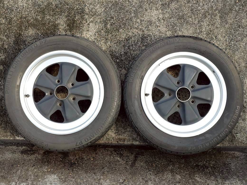 ポルシェ 911 930 ターボ純正 フックスホイール 4本セット 希少な7J 9J