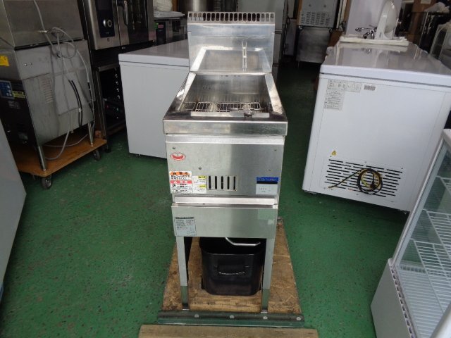 北沢産業 □ KITAZAWA ガスフライヤー KFE-40N-T 都市ガス 17L 13A