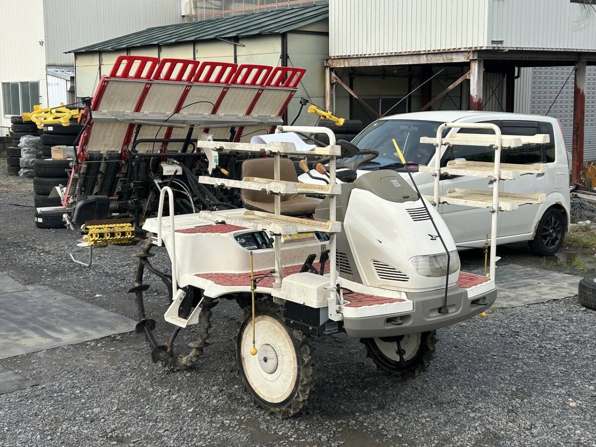 福島県発!! ヤンマー 田植え機 AP45 4条植え 中古 売切!!の落札情報