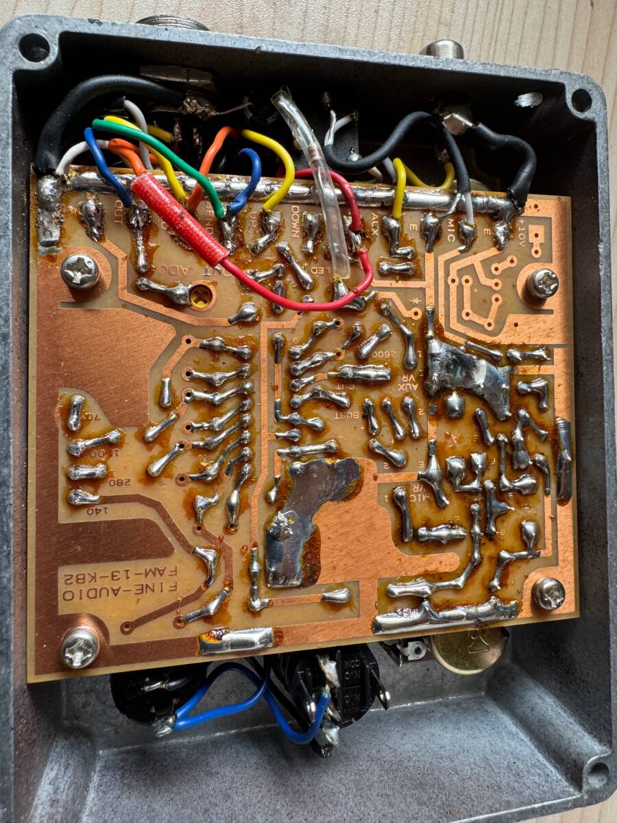 中古】☆FINE-AUDIO FAM-13 イコライザー付マイク ファインオーディオ