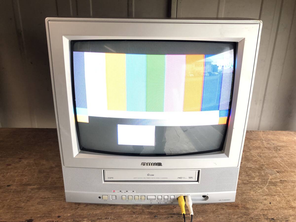 新品】1円～【新品未使用】aiwa アイワ ビデオ内蔵テレビ VX-T14GX30