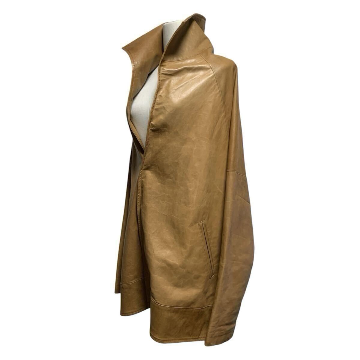 美品□Yohji Yamamoto×DURBAN□A.A.R□スエードレザー スタンドカラー
