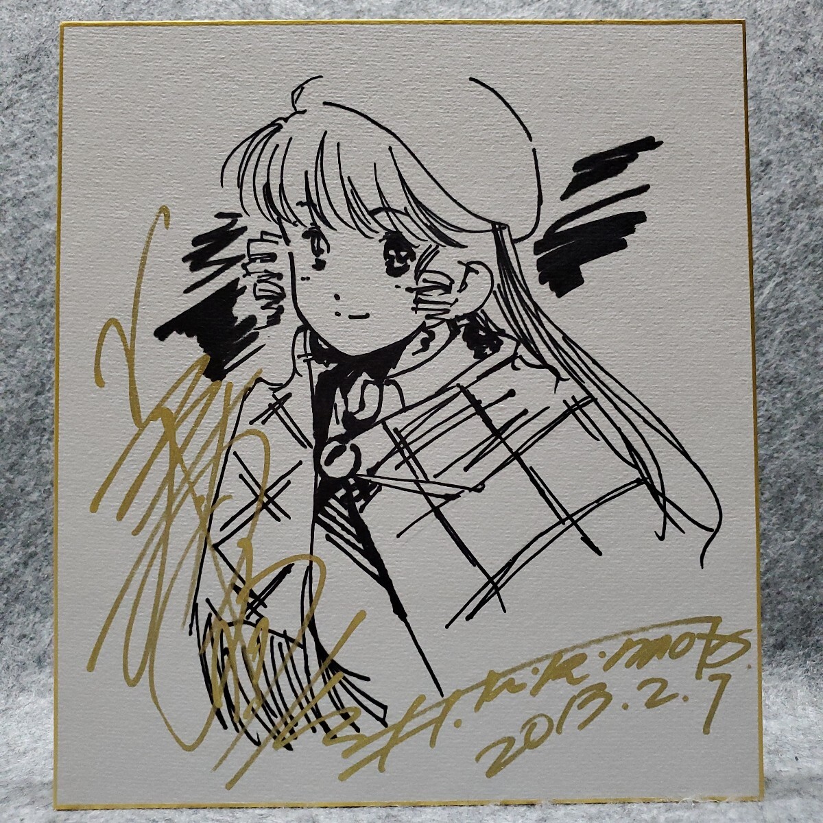 中古】時空要塞マクロス 美樹本晴彦 直筆サイン リン・ミンメイの落札