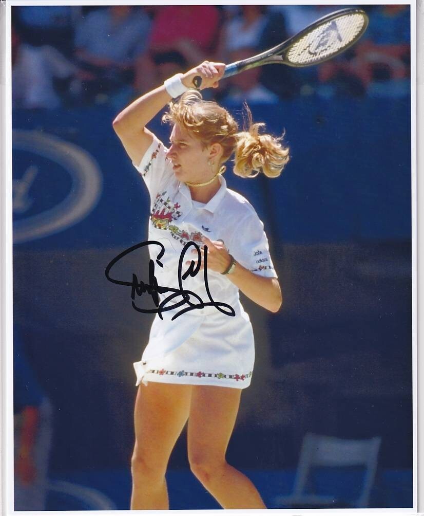 シュテフィ・グラフ Steffi Graf直筆サイン入り写真☆証明書COA付2L