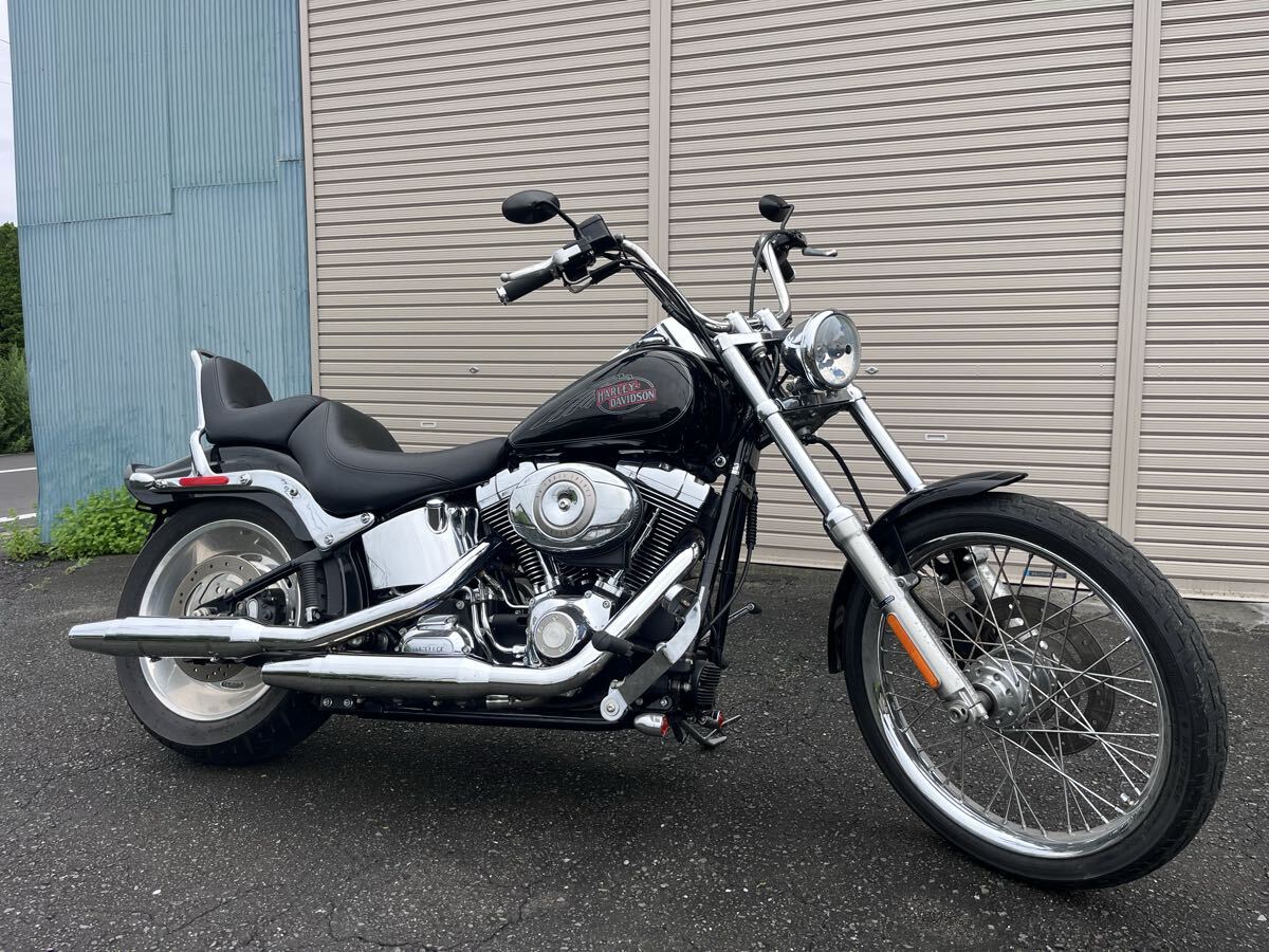 ハーレー 1988年 FXSTC 1340 エボ ソフテイルカスタム 曲がり無し