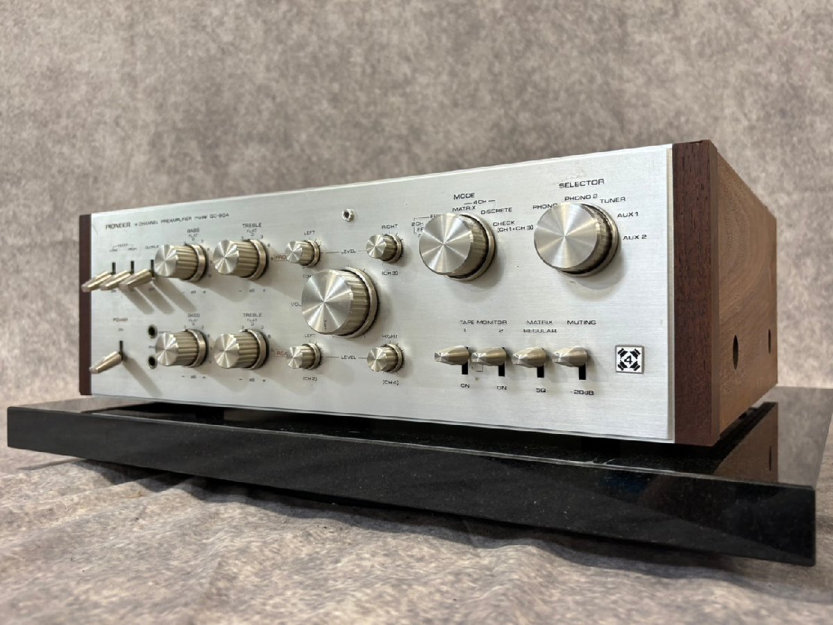 中古】昭和レトロ パイオニア 4チャンネルステレオシステム F-400 難