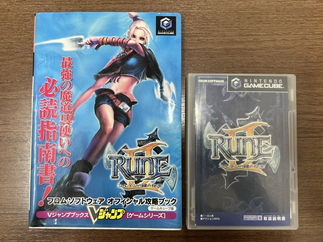 中古】GC公式完全攻略本☆ RunE ルーン (ゲームキューブ版) ◇即決の