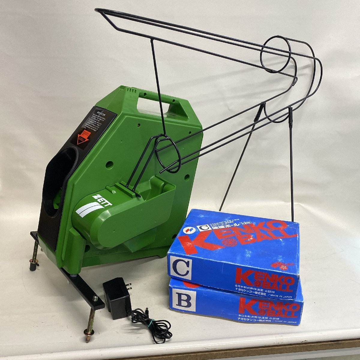新品】自宅で本格練習 バッティングマシン トスマシーン ネット ボール