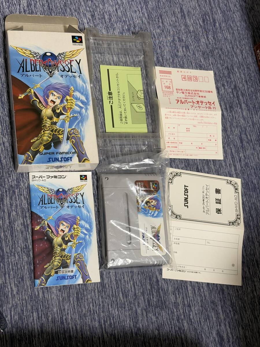 中古】【美品 ハガキ有 動作保証】アルバートオデッセイ 1・2 セット