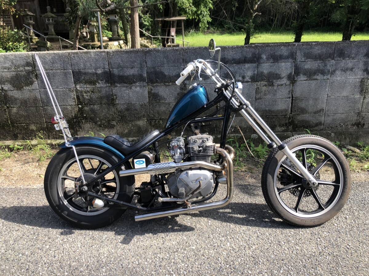 中古】ヤマハ SR400 チョッパー フリスコ 軽二輪250登録 SR250の落札