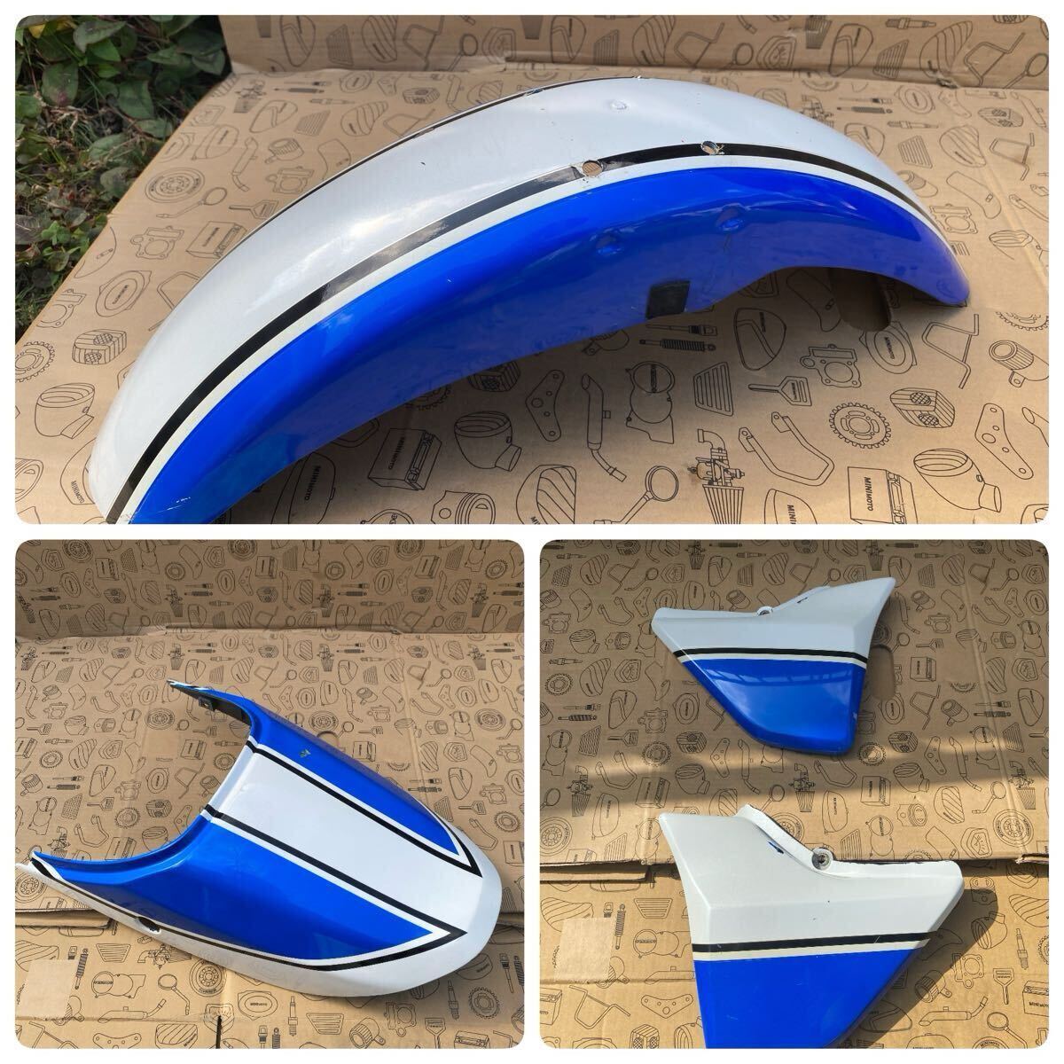 GSX400 インパルス フロントフェンダー フェンダーの落札情報詳細