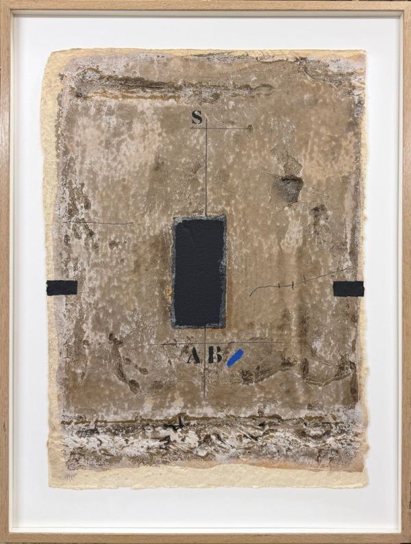 絵画 ジェームス コワニャール ブルーの位置 1989年 カーボ