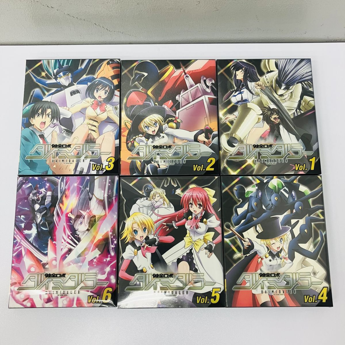 新品】【未開封BD】初回限定版全巻セット □健全ロボ ダイミダラー 全6