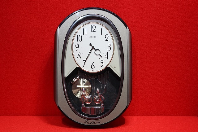 中古】SEIKO Diskdream 掛時計 RE544B カラクリ時計 メロディ セイコー