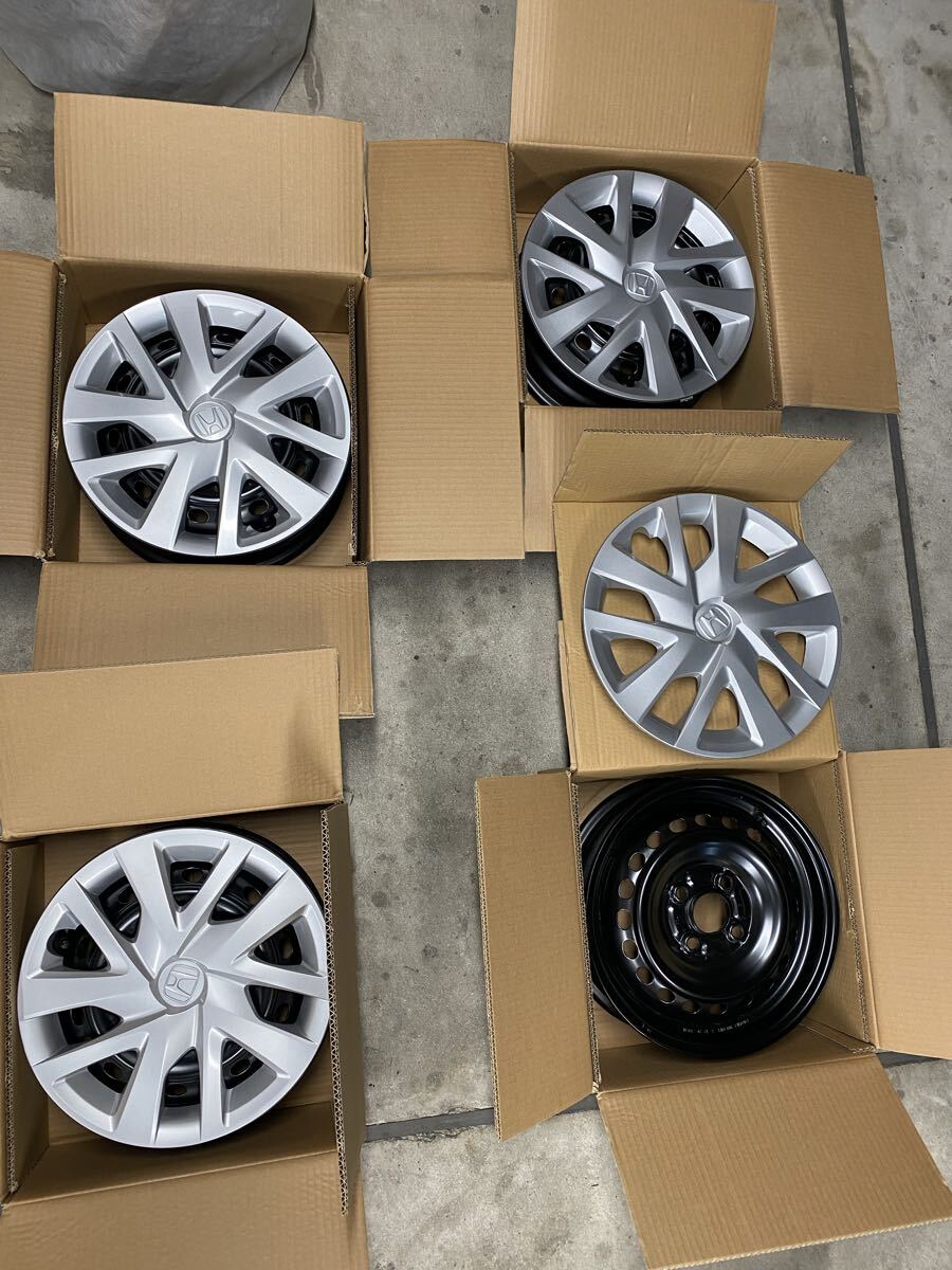 ホンダ N'BOX・Nワゴン スチールホイール付き タイヤ 155/65R14 4本