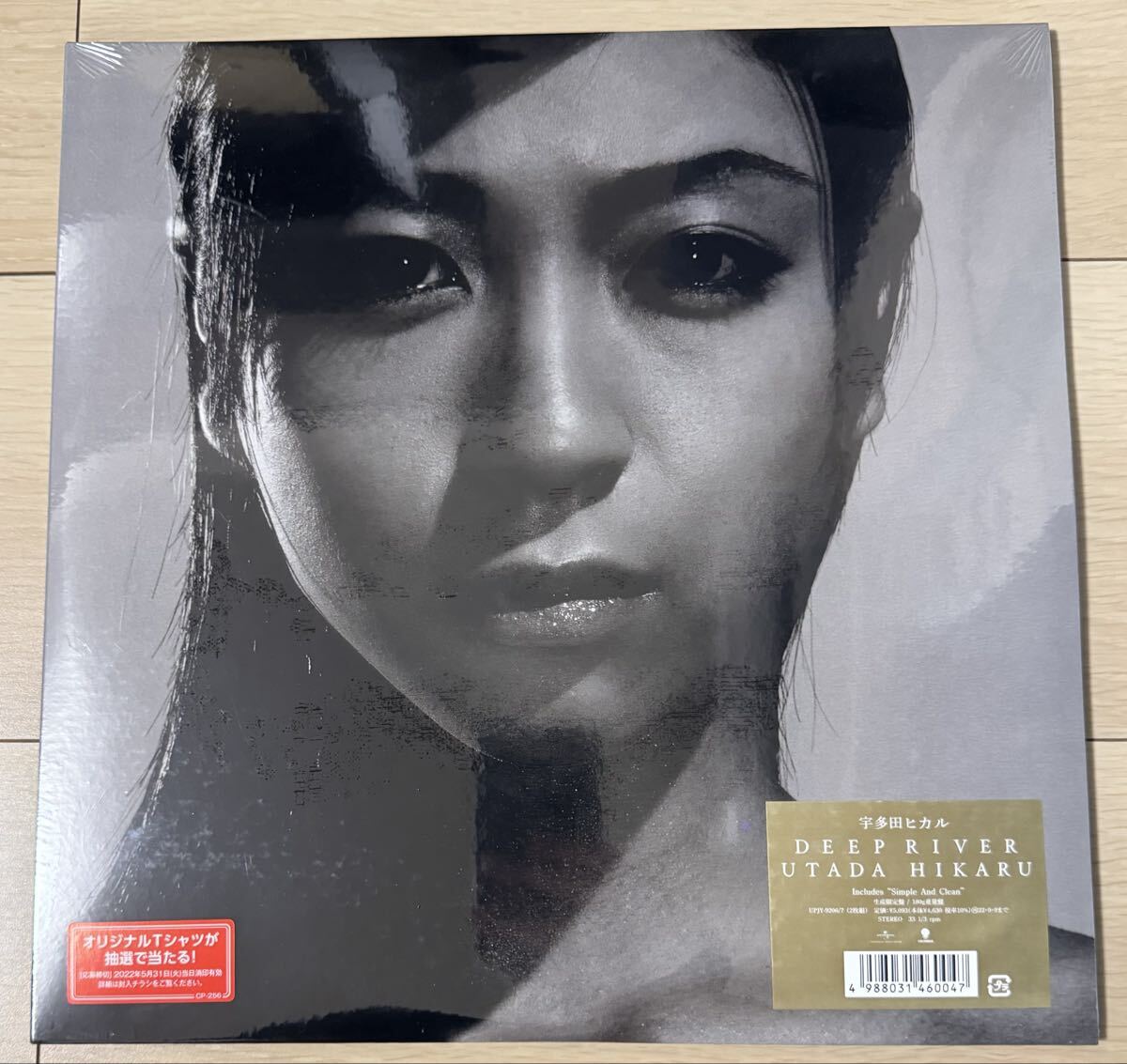 中古】絶版希少□非売品 宇多田ヒカル DEEP RIVER ポスター 森山大道