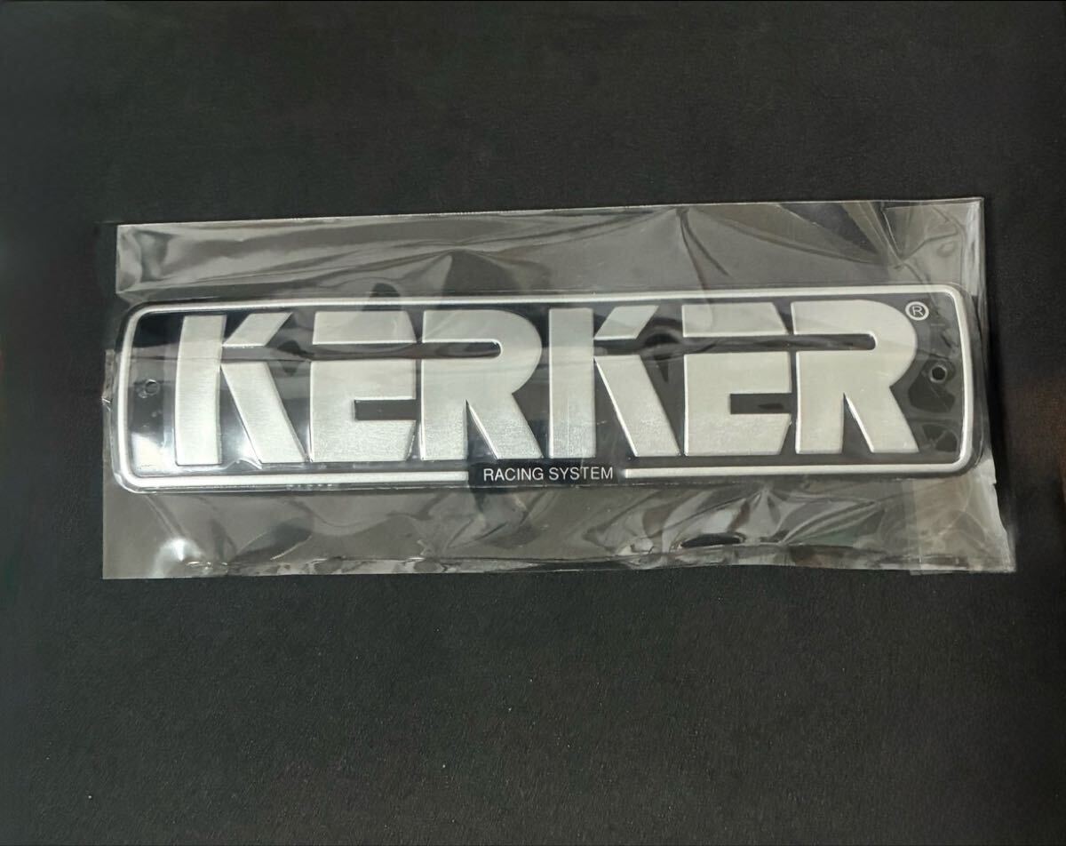美品！ KERKER カーカー エンブレム リベット付属 旧ロゴ レーシング