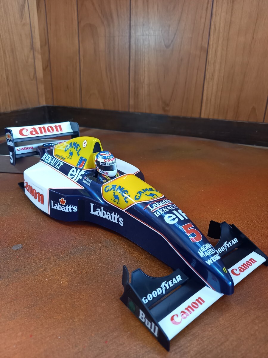 直筆サイン！ナイジェル・マンセル F1 フェラーリ640 1989リトグラフ