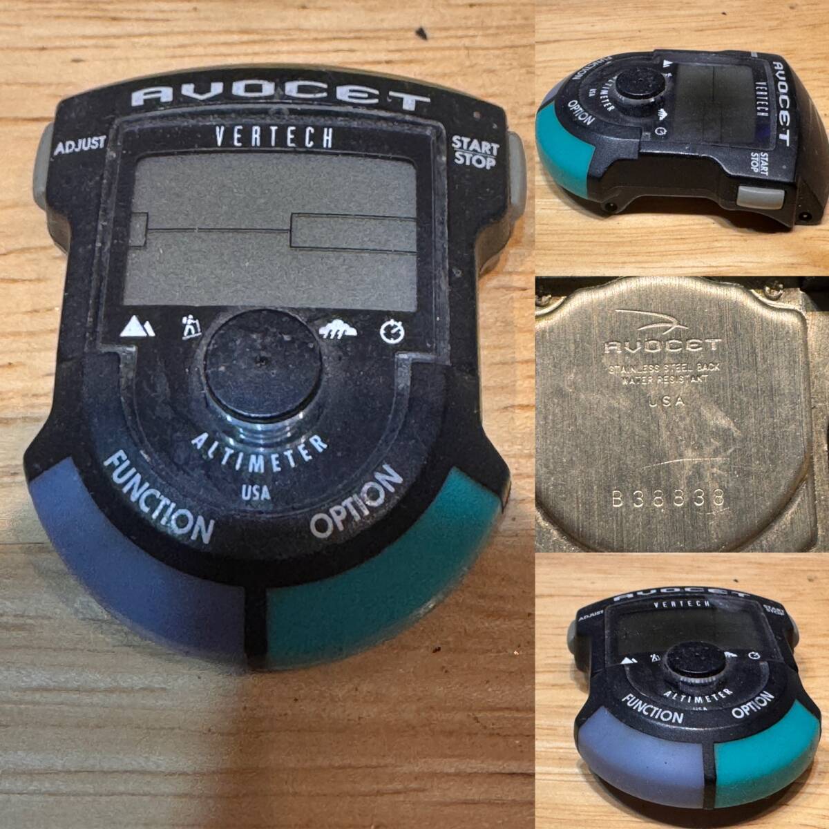 中古】100円スタート!希少!中古品【AVOCET】VERTECHデジタル腕時計