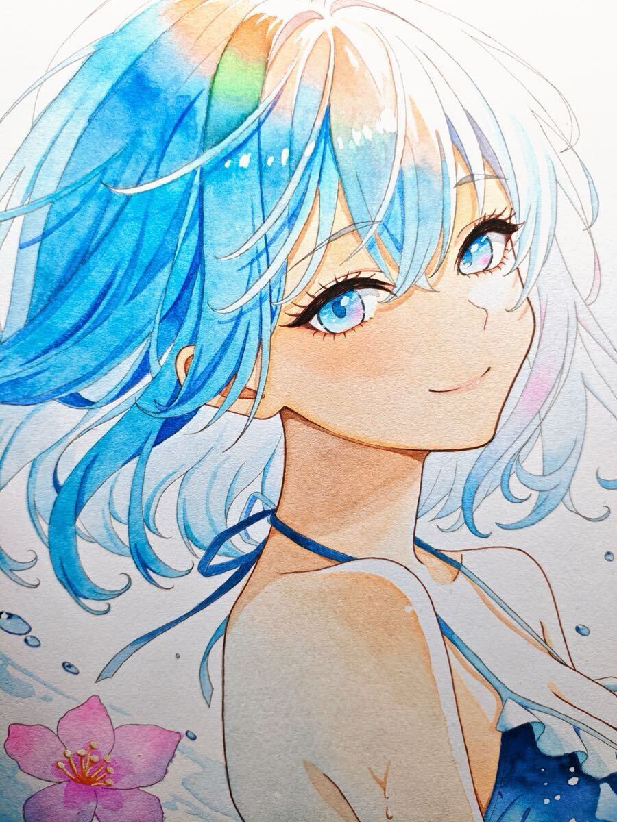 やや傷や汚れあり】八雲紫 東方 ゆずごおり イラスト 手描き アナログ