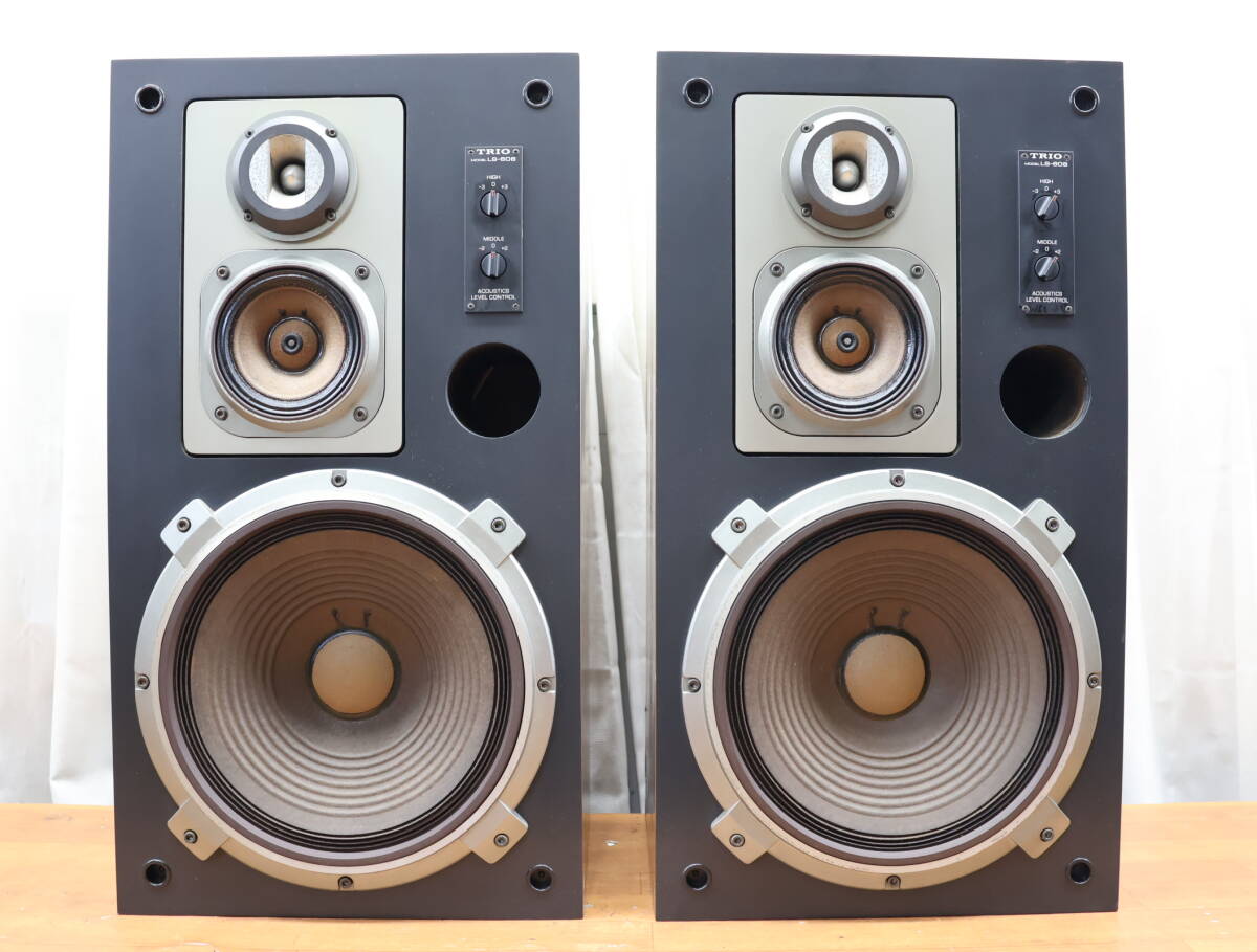 TRIO S-7X 3WAY スピーカーシステム ペア 中古】5759 TRIO 3Wayスピーカー S-7X 現状品 ペアの落札情報詳細