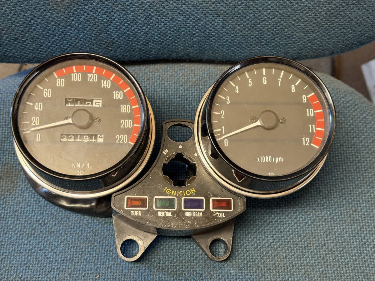 傷や汚れあり】ホンダ CBR250R MC19 純正メーター セット レストア